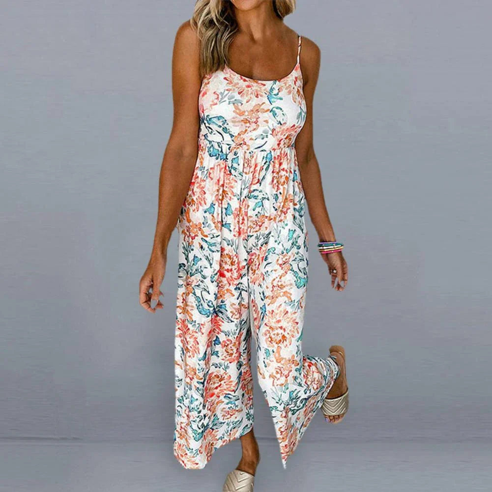 Jumpsuit with floral print