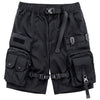 Tactical cargo shorts with adjustable straps