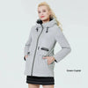 Women's windproof hooded jacket with cosy inner pockets