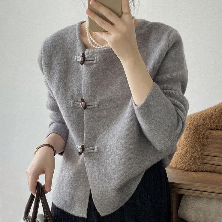 Single-coloured cardigan