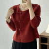 Elegant single-coloured cardigan