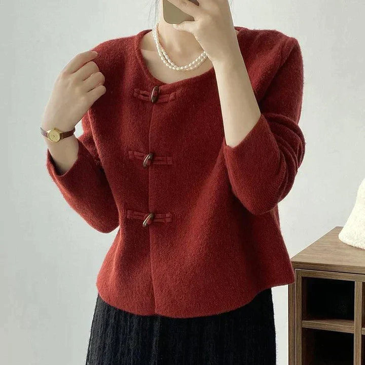 Single-coloured cardigan