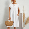 Knee Length Summer Dress with Pockets