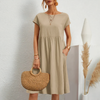 Knee Length Summer Dress with Pockets