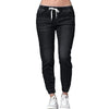 Women's jeans with low waist and bow