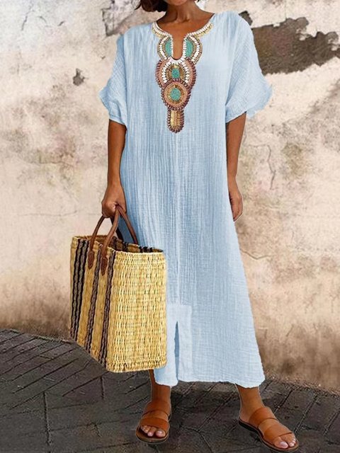 Vintage embroidered dress Nouvo London