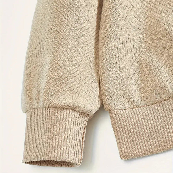 Men's - Vintage Zip Jumper - Cosy Knit Fabric - Retro Style for Ultimate Comfort