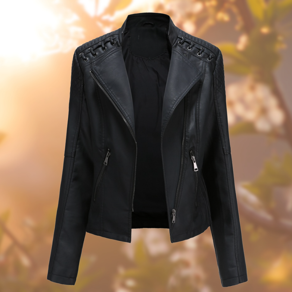 Elisa leather jacket - Stylish and timeless!