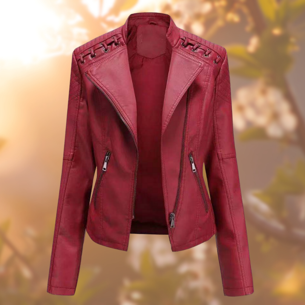 Elisa leather jacket - Stylish and timeless!