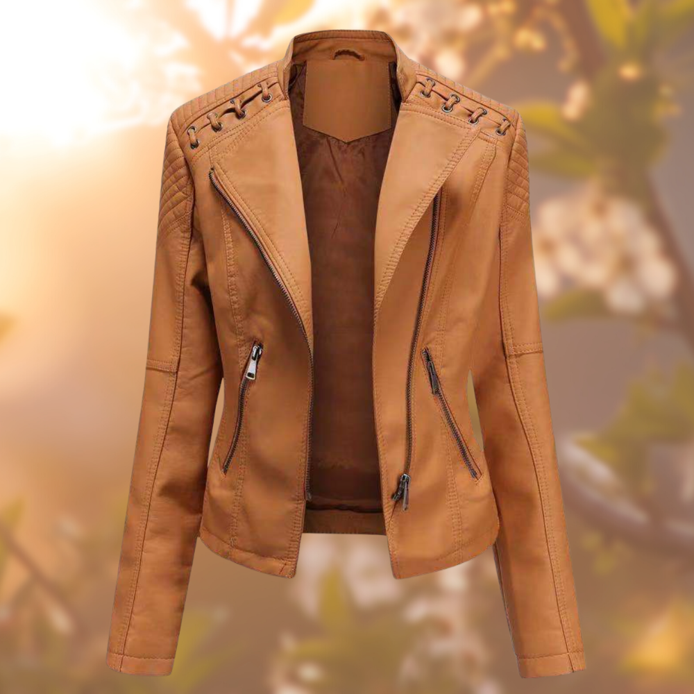 Elisa leather jacket - Stylish and timeless!