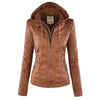 Leather summer jacket for women