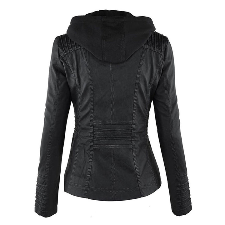 Leather summer jacket for women