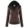 Leather summer jacket for women