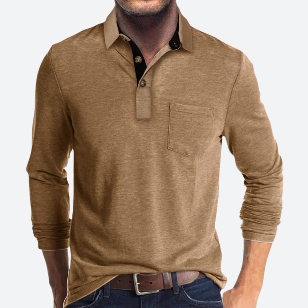 Men's– Polo Shirt – Trendy Design – Smart Casual Look