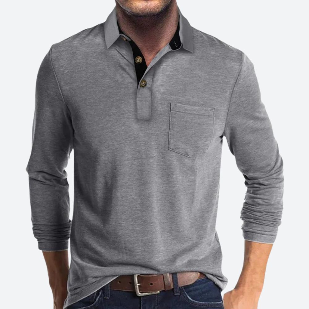 Men's– Polo Shirt – Trendy Design – Smart Casual Look