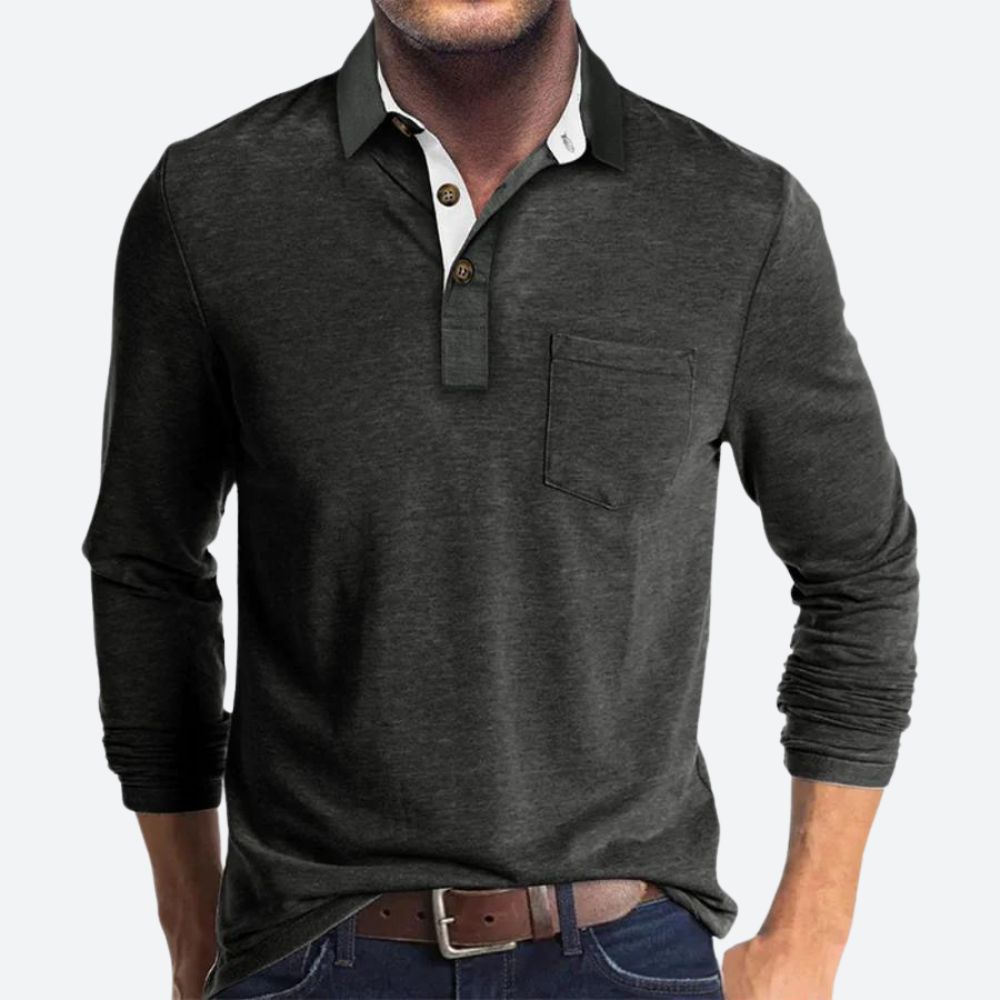 Men's– Polo Shirt – Trendy Design – Smart Casual Look