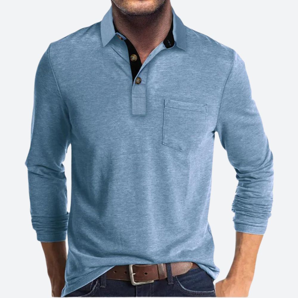 Men's– Polo Shirt – Trendy Design – Smart Casual Look