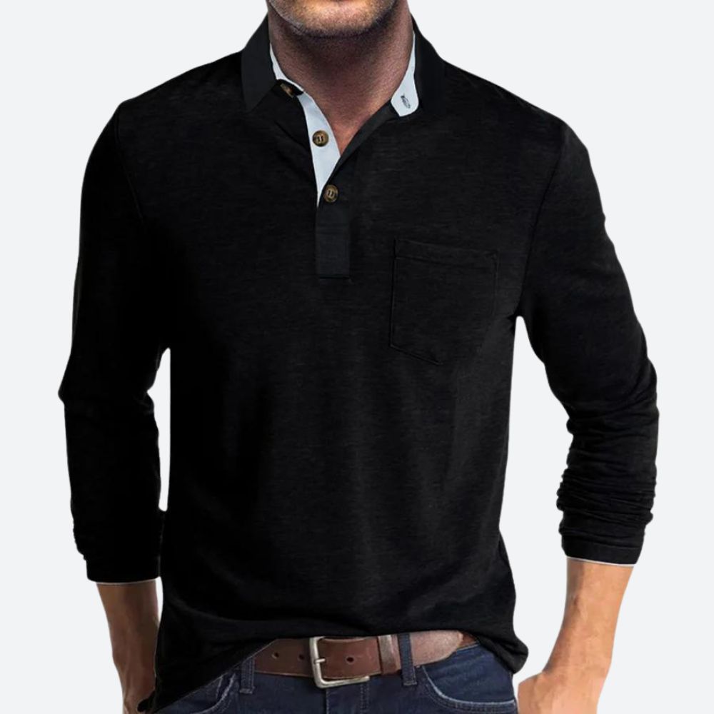 Men's– Polo Shirt – Trendy Design – Smart Casual Look