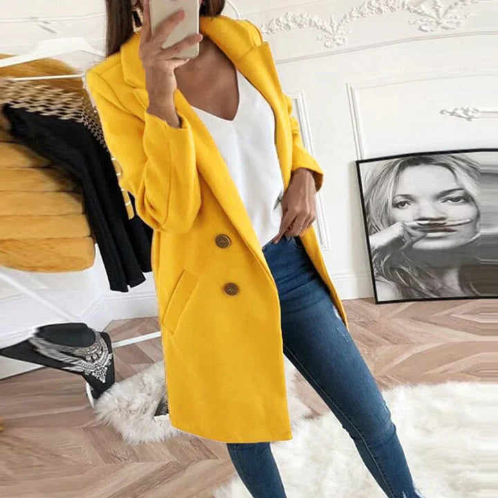 Casual half-length coat for women