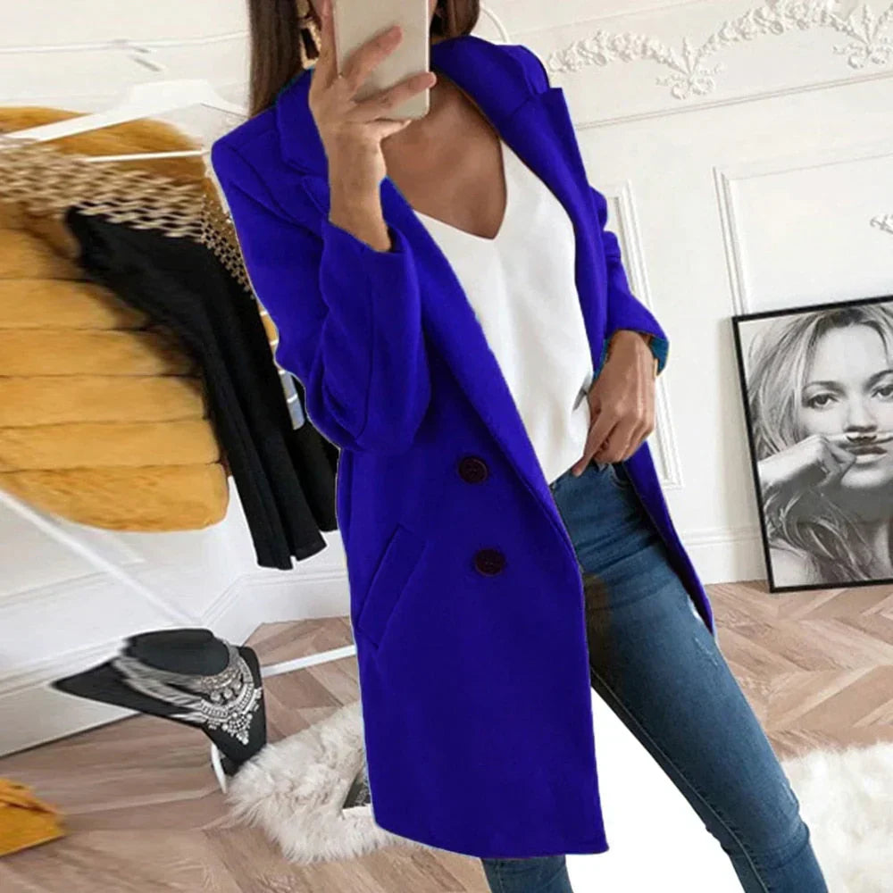 Casual half-length coat for women