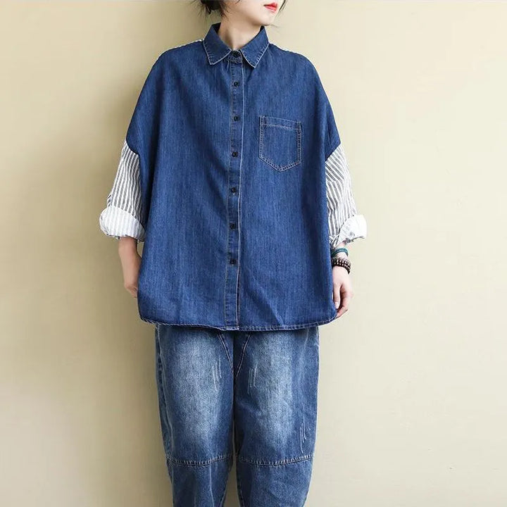 Long sleeve denim shirts