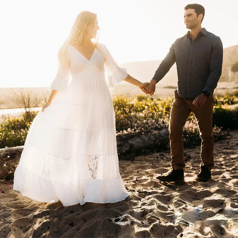 Romantic maternity dresses