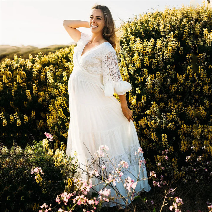 Romantic maternity dresses