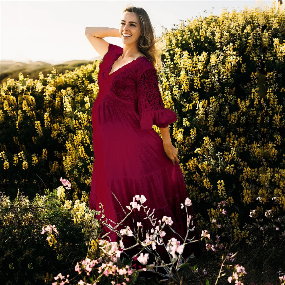 Romantic maternity dresses