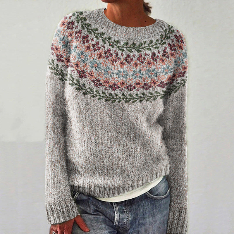 Women's - Icelandic Sweater - Cosy Wool Blend - Classic Nordic Style - Ultimate Warmth & Comfort