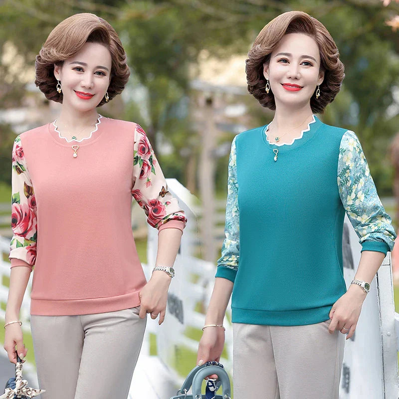 Spring style chiffon blouse