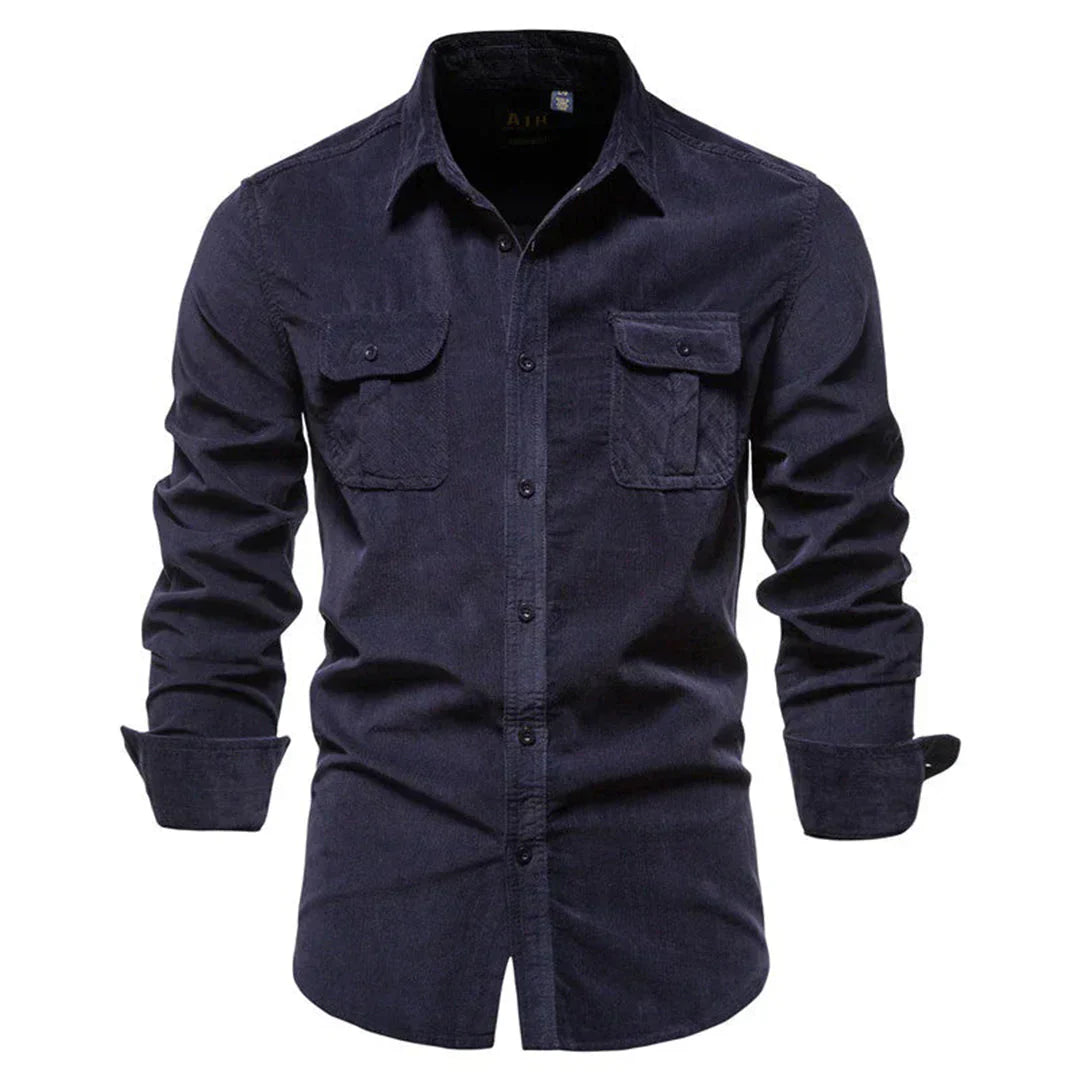 Men's - Classic Corduroy Shirt - Stylish & Comfortable - Timeless Wardrobe Essential