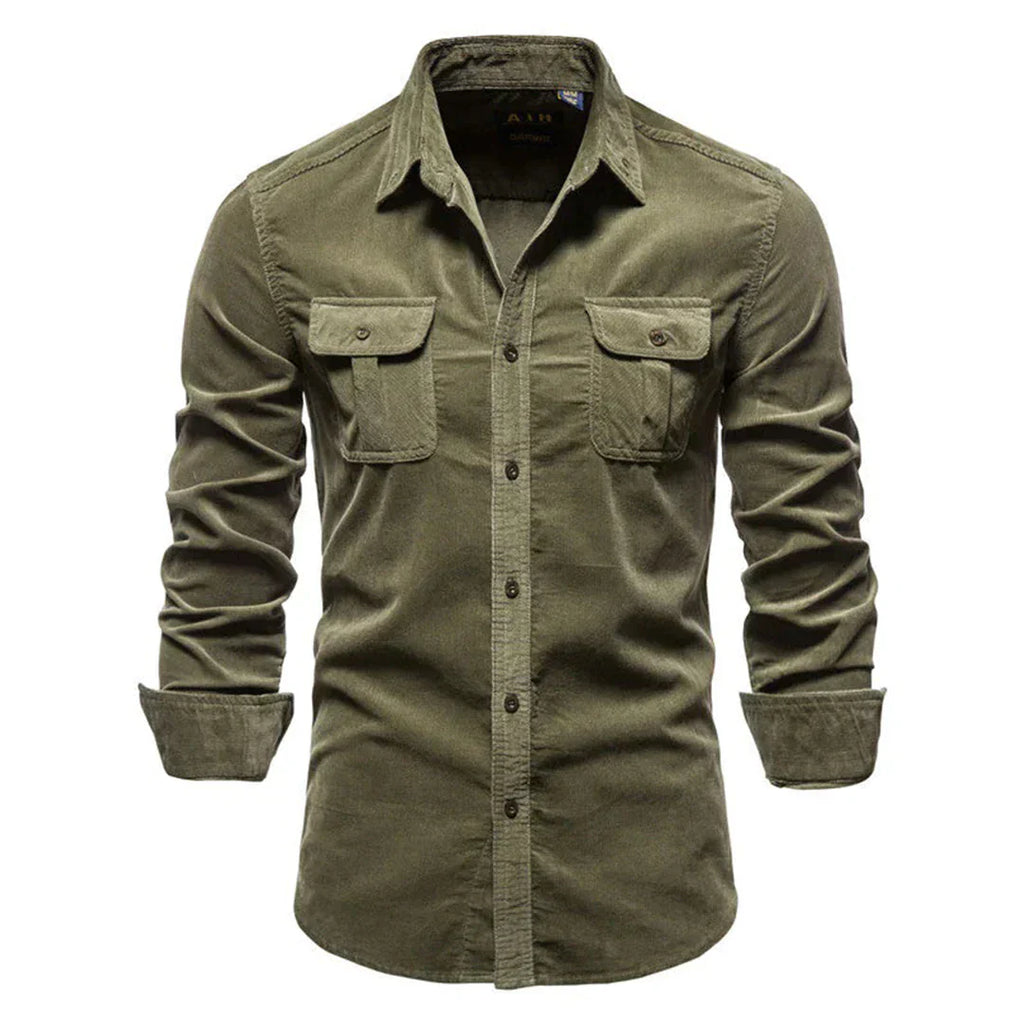 Men's - Classic Corduroy Shirt - Stylish & Comfortable - Timeless Wardrobe Essential