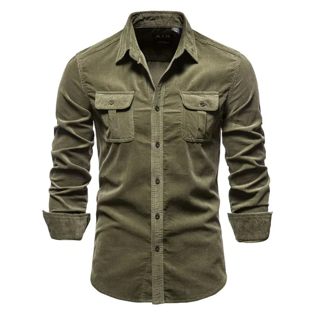 Men's - Classic Corduroy Shirt - Stylish & Comfortable - Timeless Wardrobe Essential