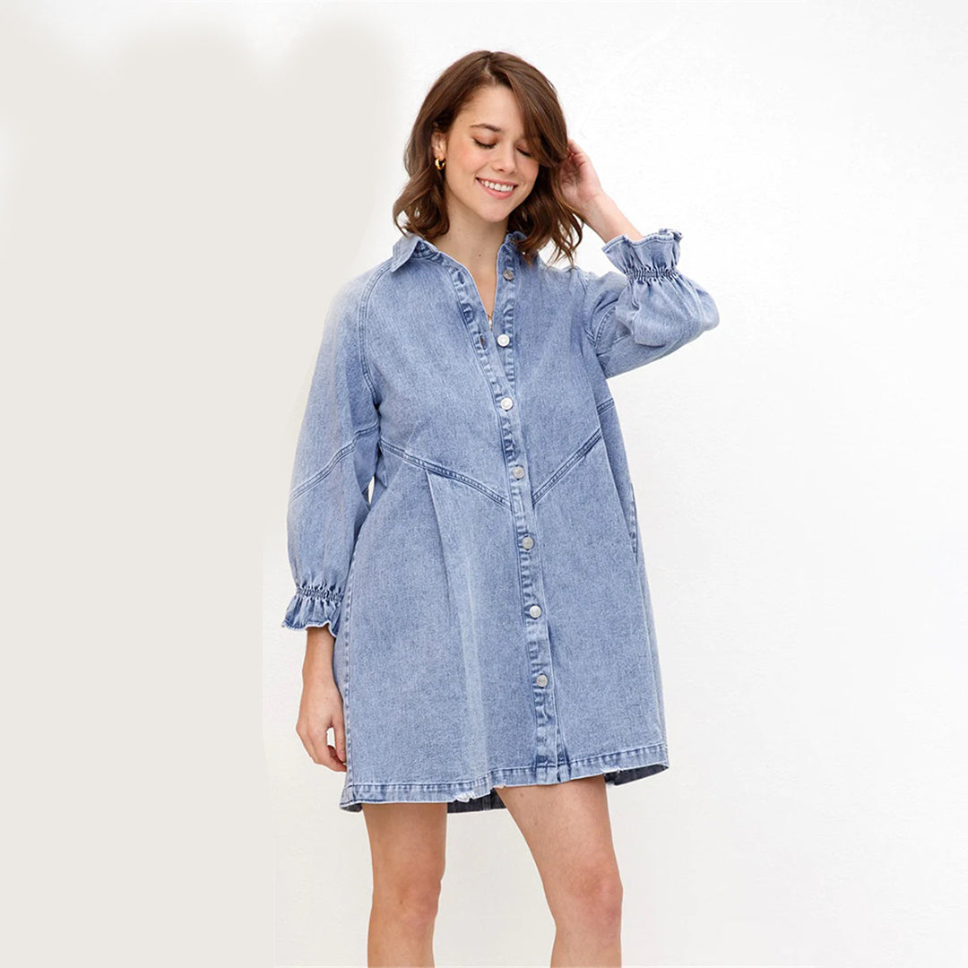 Comfortable shirt dress