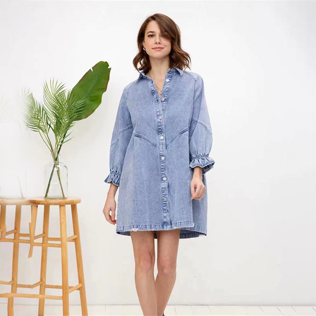 Comfortable shirt dress