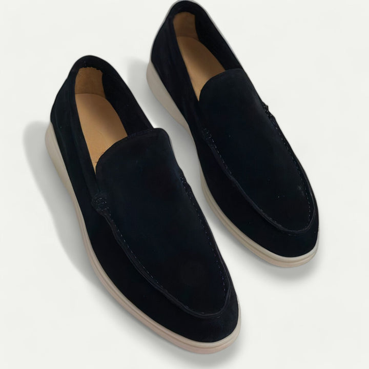 Classic men's suede loafers