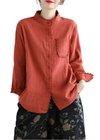 Women's - Classic and Trendy Blouse - Versatile Style for Any Occasion - Comfortable Fabric - Fashionable Women's Top