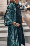 Fashionable sequin cardigan