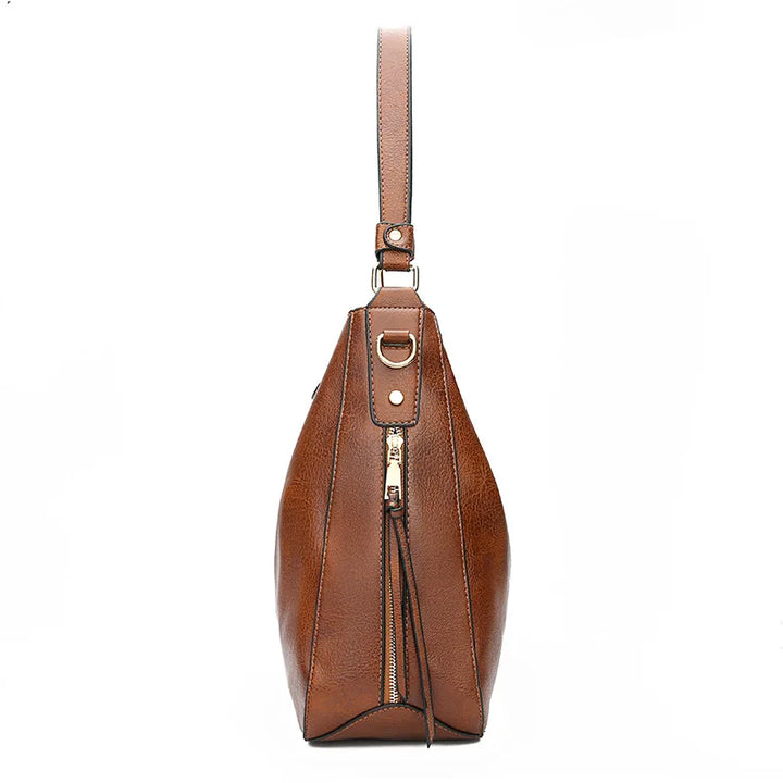 Large leather bag for women