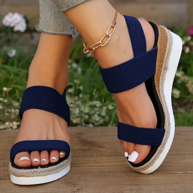 Women's - All-Day Comfort Sandals - Soft Material - Casual Style Footwear