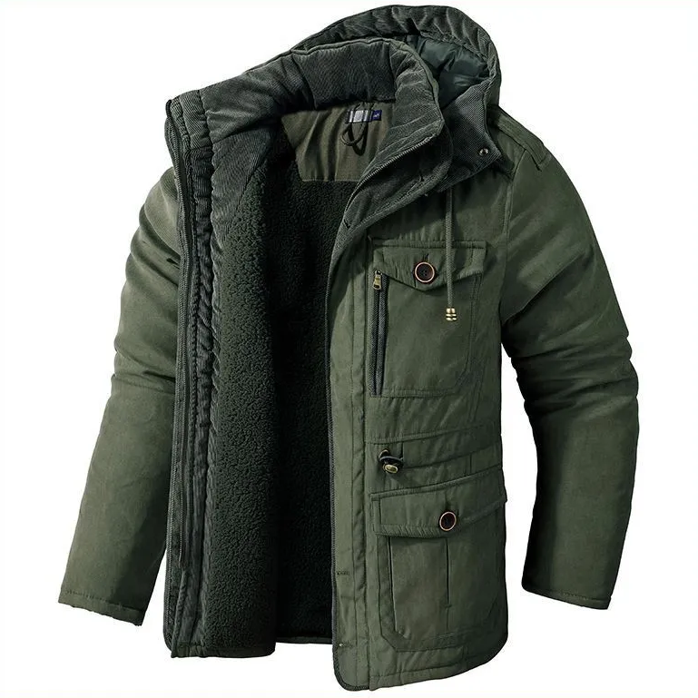 Men's - Tough Jacket - Durable Outerwear - Warm Inner Lining - Cosy & Weather-Resistant