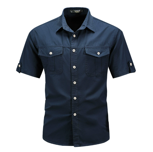 Men's - Durable Cargo Shirt - Lightweight Fabric - Ideal for Outdoor Adventures
