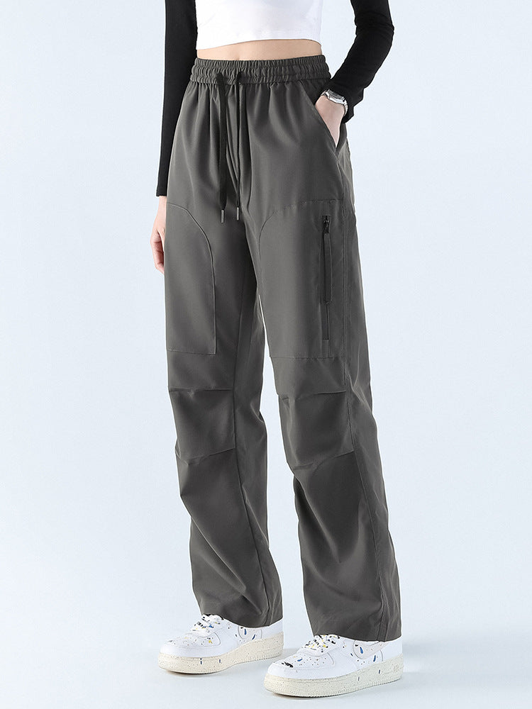 Quick-drying, loose-fitting, straight-cut waterproof leisure trousers