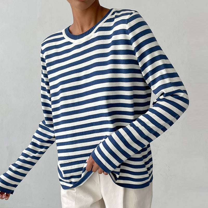 Fashionable striped shirt - Ladies Elegant striped shirt