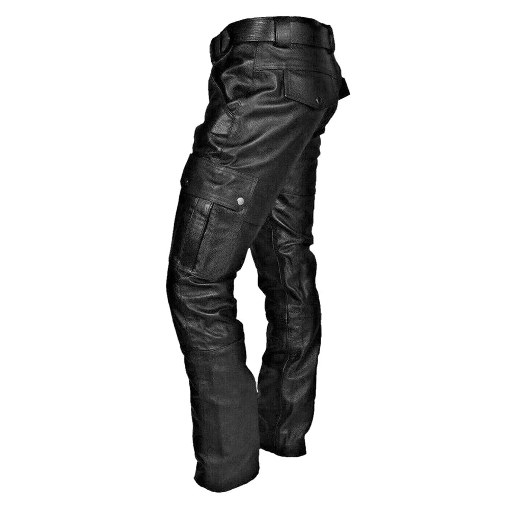 Men's leather trousers