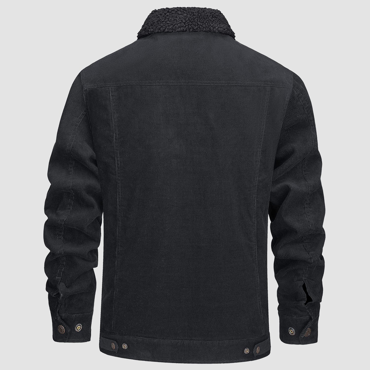 Men's - Corduroy Jacket – Sherpa-Lined, Winter Style – Warm Outerwear