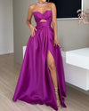 Women's - Stylish Sleeveless Dress - Spaghetti Straps - Comfortable Single-Coloured Design - Perfect for Summer