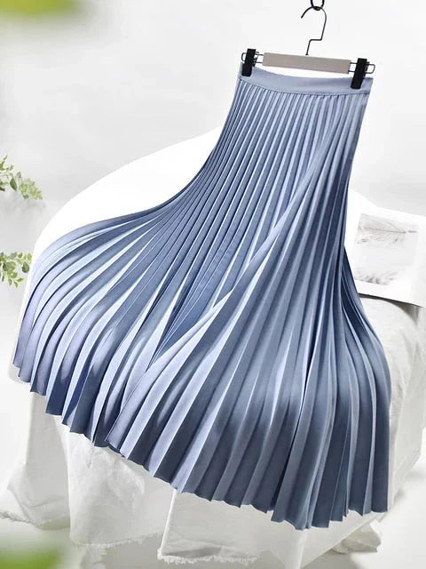 Elegant pleated skirt for women