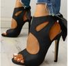 Women's - Stylish Buckle Me In Heel Sandal - Elegant Design - Comfortable Fit - Trendy Summer Footwear