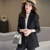 Ladies slim fit single-breasted blazer for casual and office wear